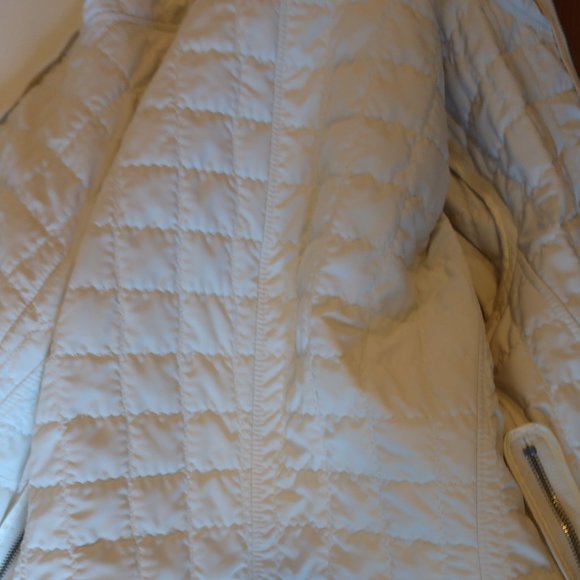WOMENS CHEBY WHITE QUILTED LACE ITALIAN FULL ZIP JACKET 42 US/6 * - Picture 13 of 14